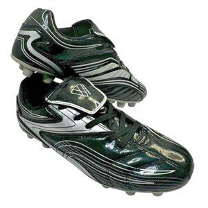 Vizari Kids Striker Firm Ground Soccer Cleat Black Silver Sz 5Y 93290 New In Box
